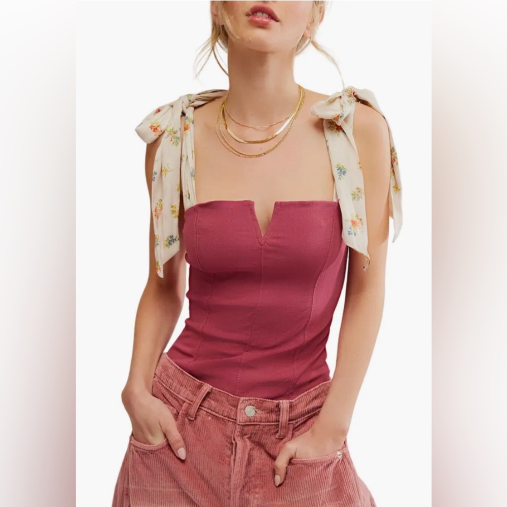 Free People Lola Bodysuit NWOT